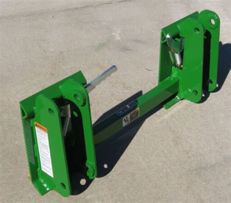 John Deere 35, 36, 36A, 46A, & 47 Pin-on Loader to Skid Steer Quick Attach Conversion 2,049. . John deere loader quick attach adapter
